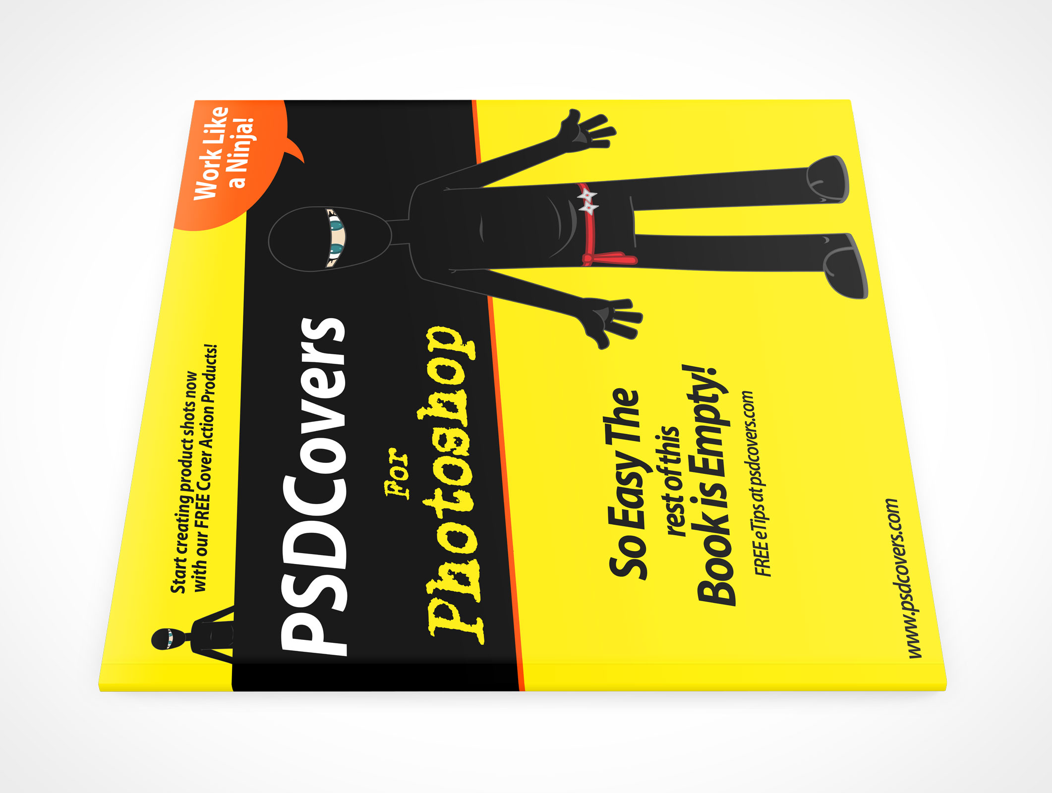 Faceup Square Brochure Mockup 4r4