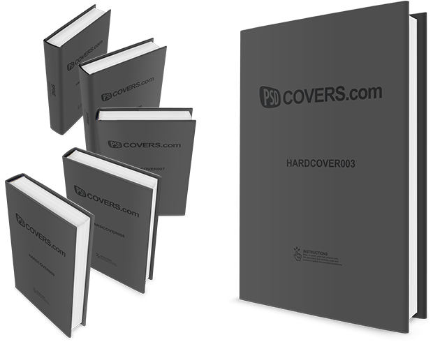 hardcover mockup template psdcovers