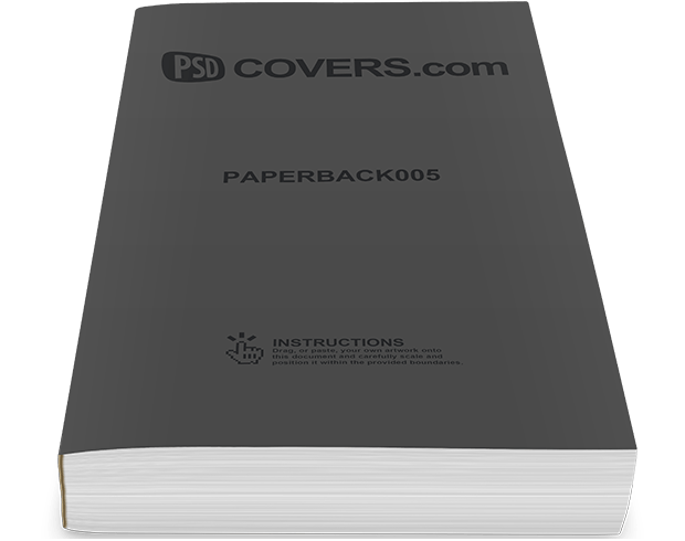 paperback mockup template psdcovers