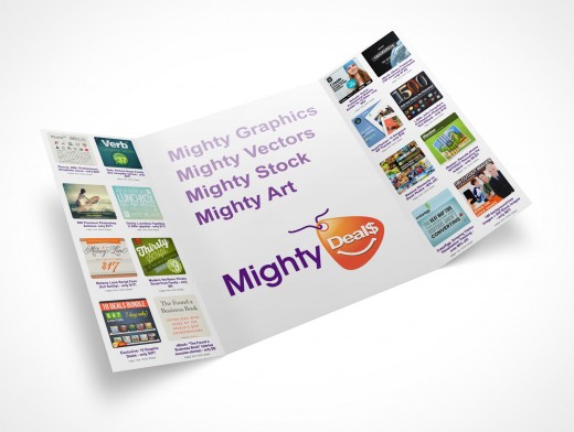 Gate Tri-Fold Brochure Mockup 2r