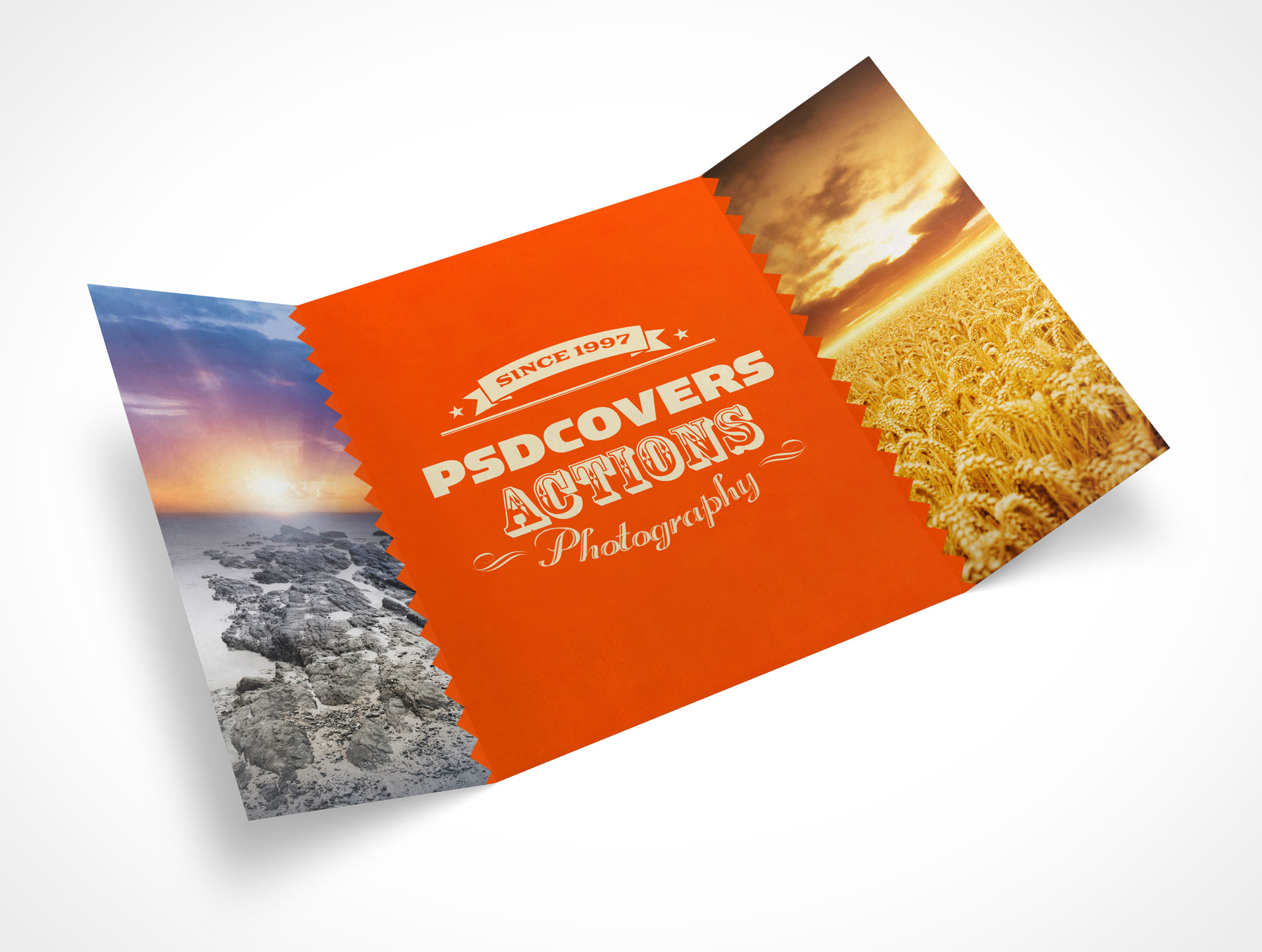 Gate Tri-Fold Brochure Mockup 2r4