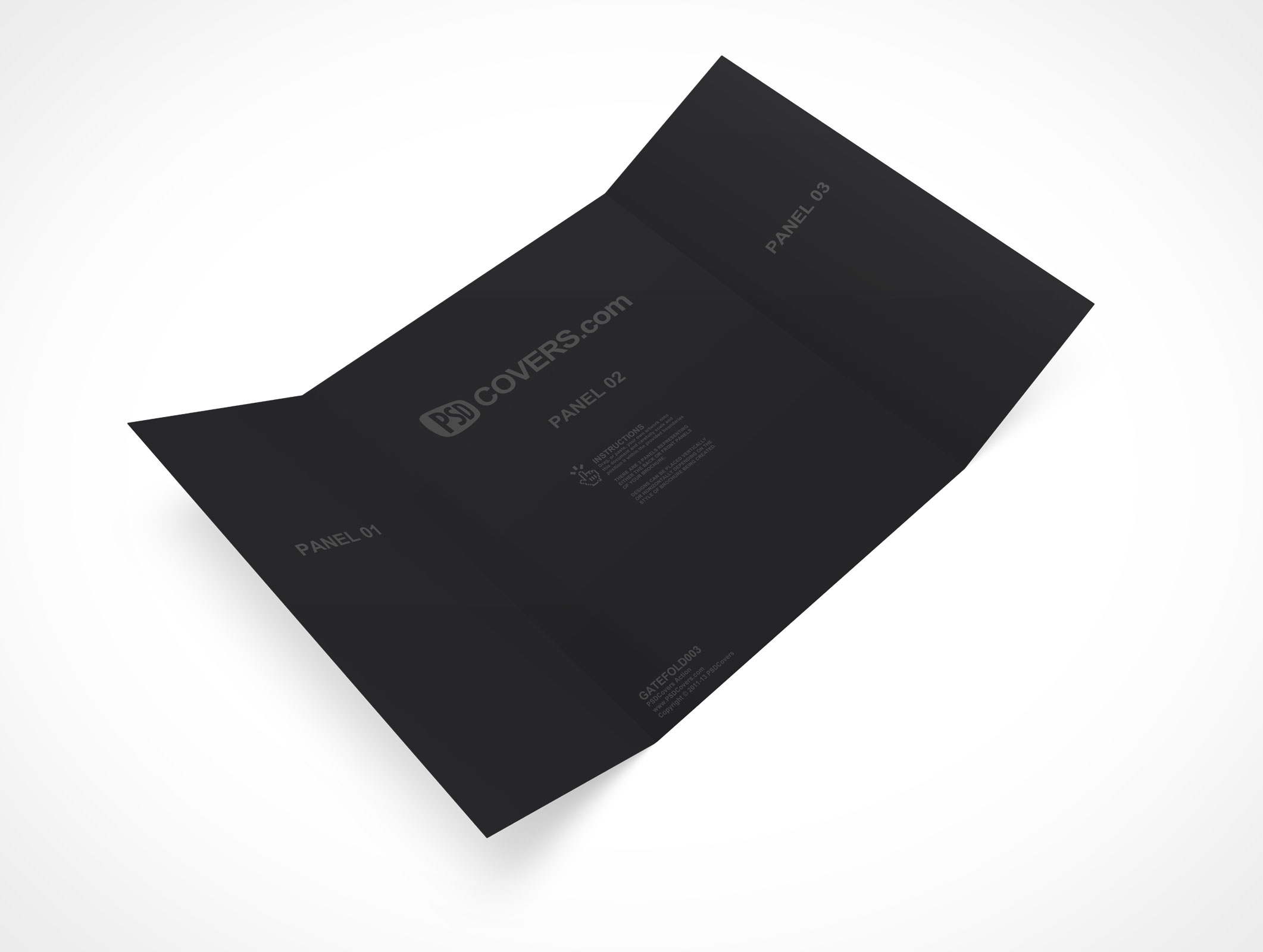 Gate Tri-Fold Brochure Mockup 3