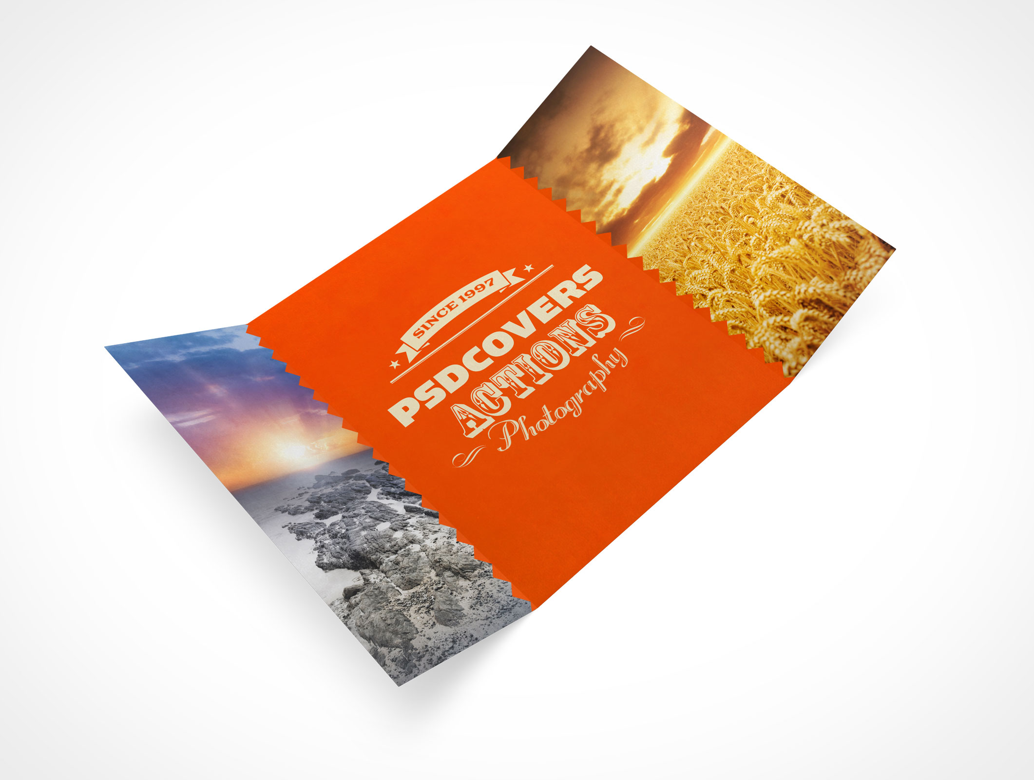 Gate Tri-Fold Brochure Mockup 3r5