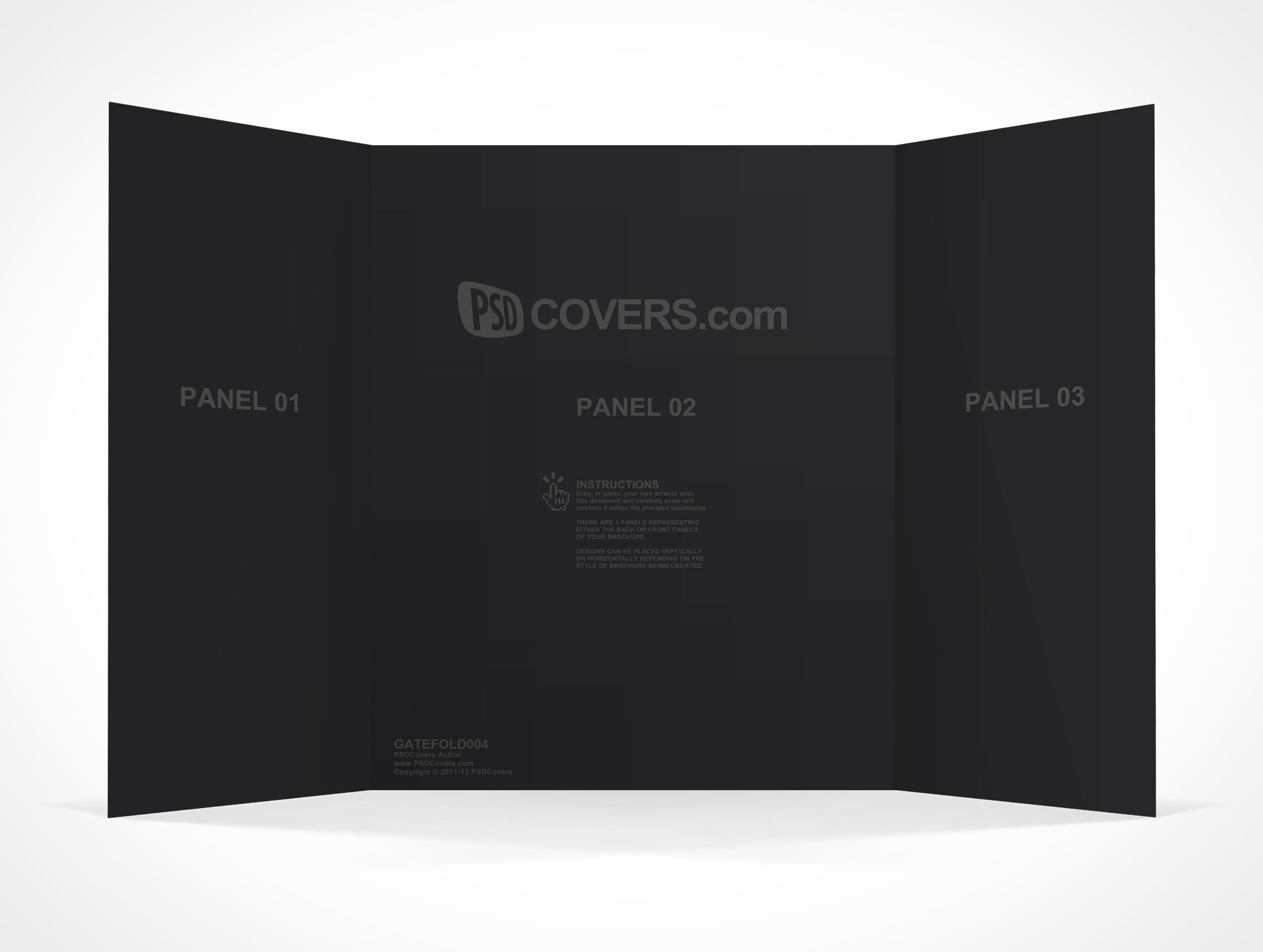 Gate Tri-Fold Brochure Mockup 4