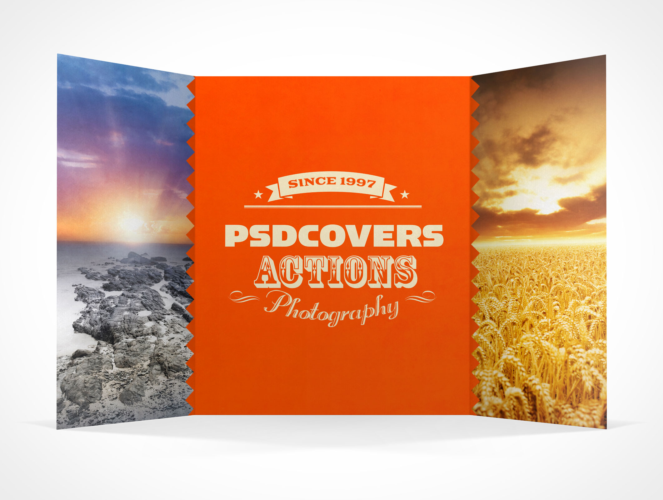 Gate Tri-Fold Brochure Mockup 4r3