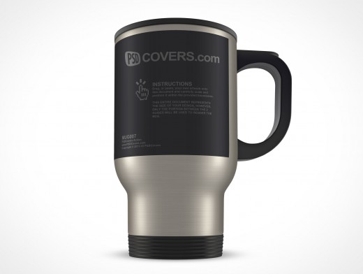 Stainless Steel Mug Mockup 7