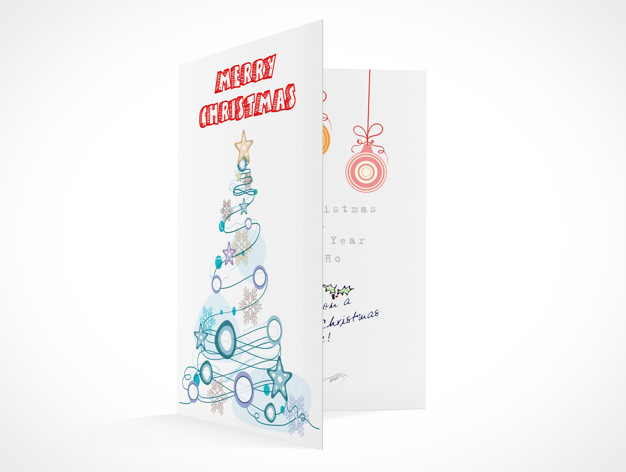 Bi-Fold Greeting Card Mockup 2r3