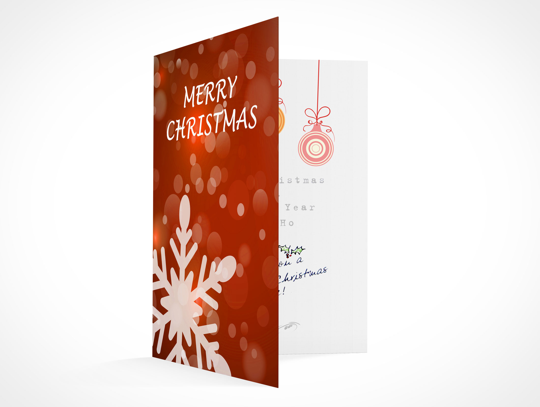 Bi-Fold Greeting Card Mockup 2r5