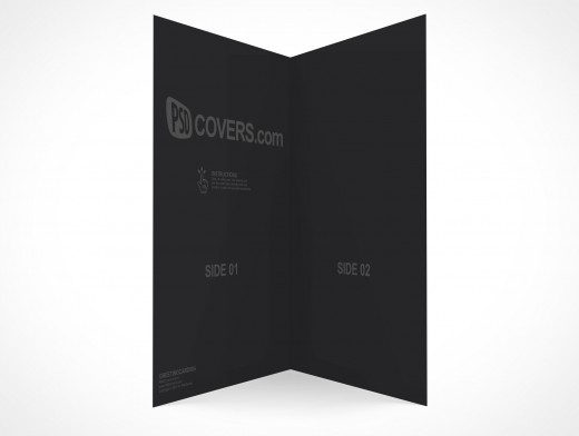 Bi-Fold Greeting Card Mockup 4