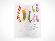 Bi-Fold Greeting Card Mockup 4r