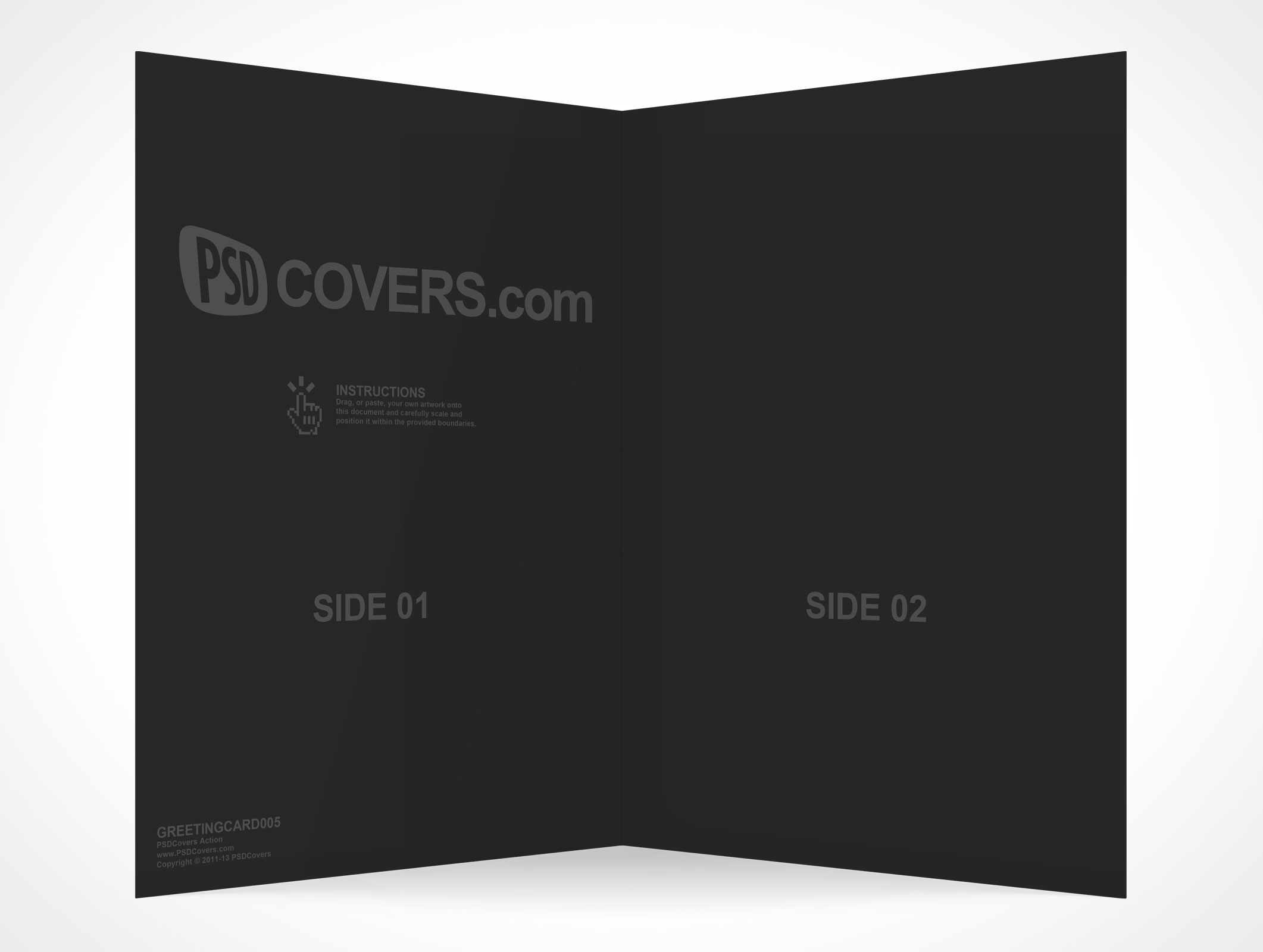 Bi-Fold Greeting Card Mockup 5