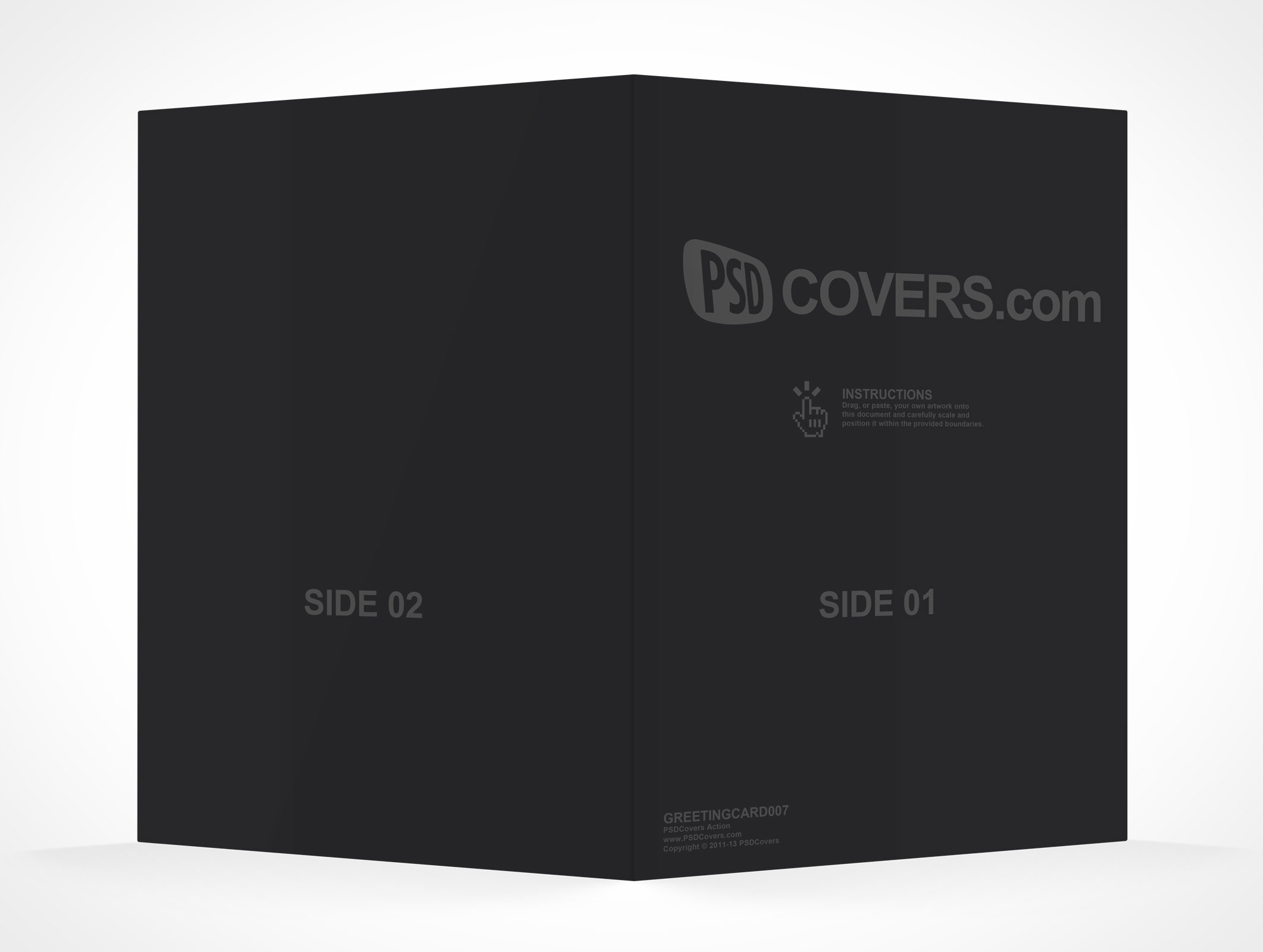 Bi-Fold Greeting Card Mockup 7