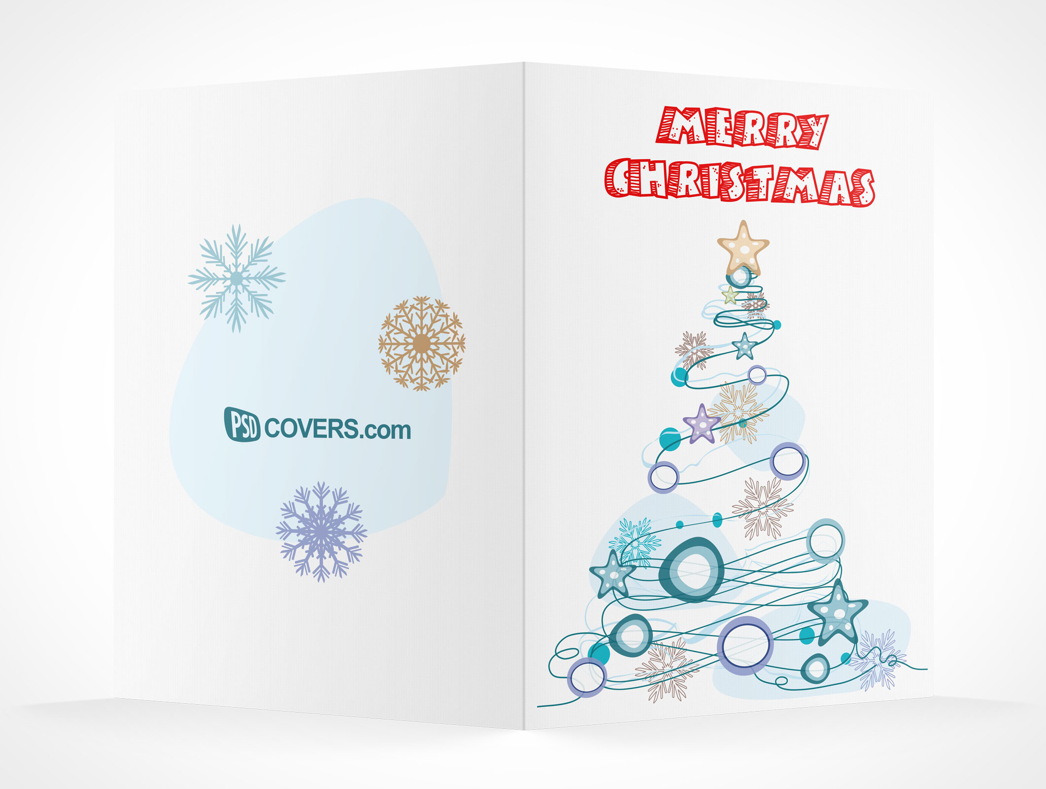 Bi-Fold Greeting Card Mockup 7r