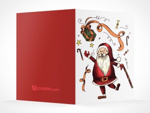Test holiday designs with this Bi-Fold Greeting Card Mockup 7