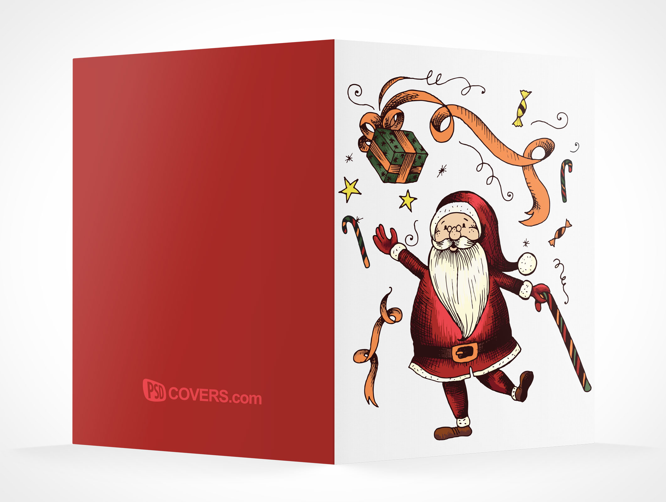 Bi-Fold Greeting Card Mockup 7r5