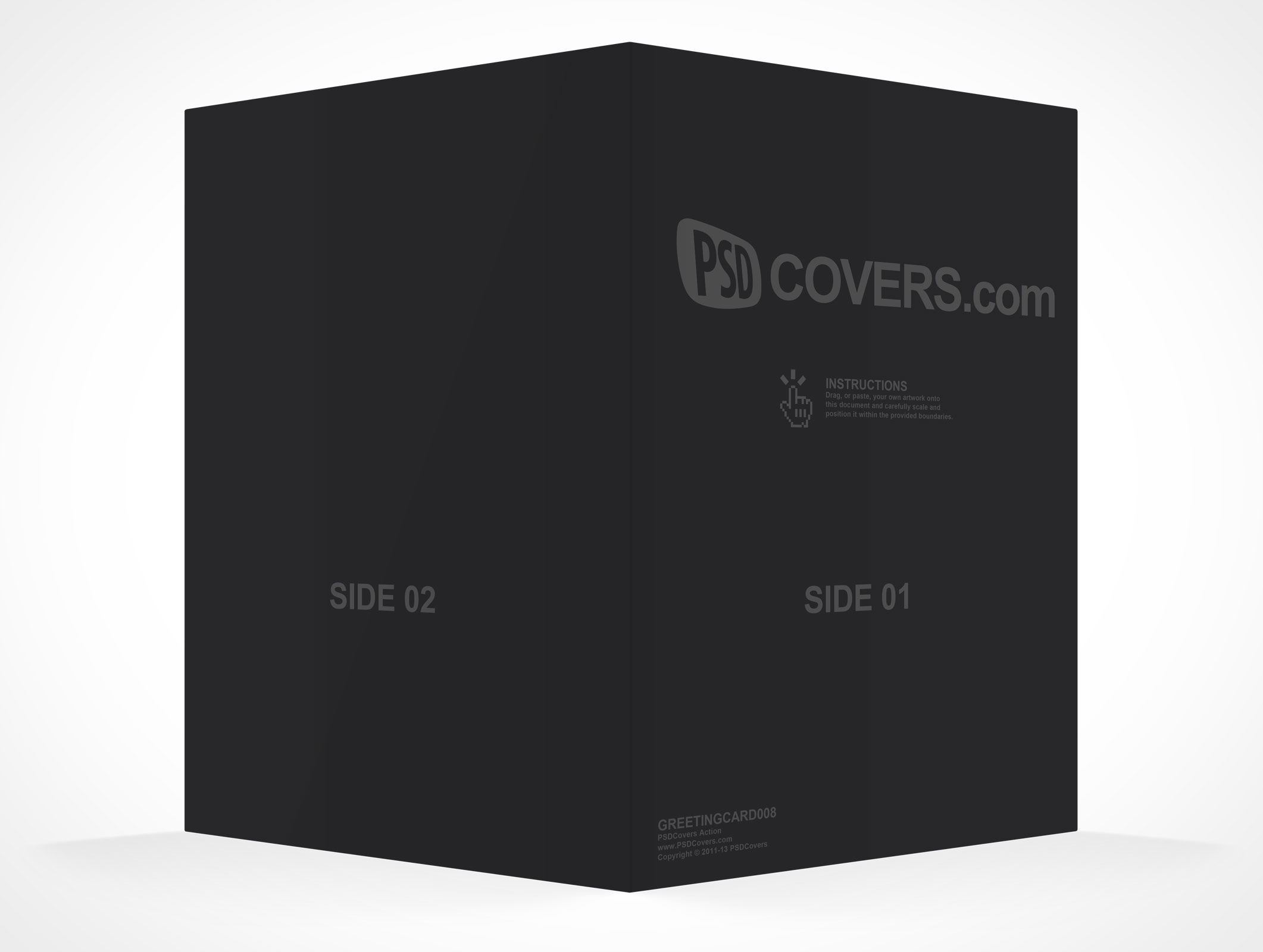 Bi-Fold Greeting Card Mockup 8