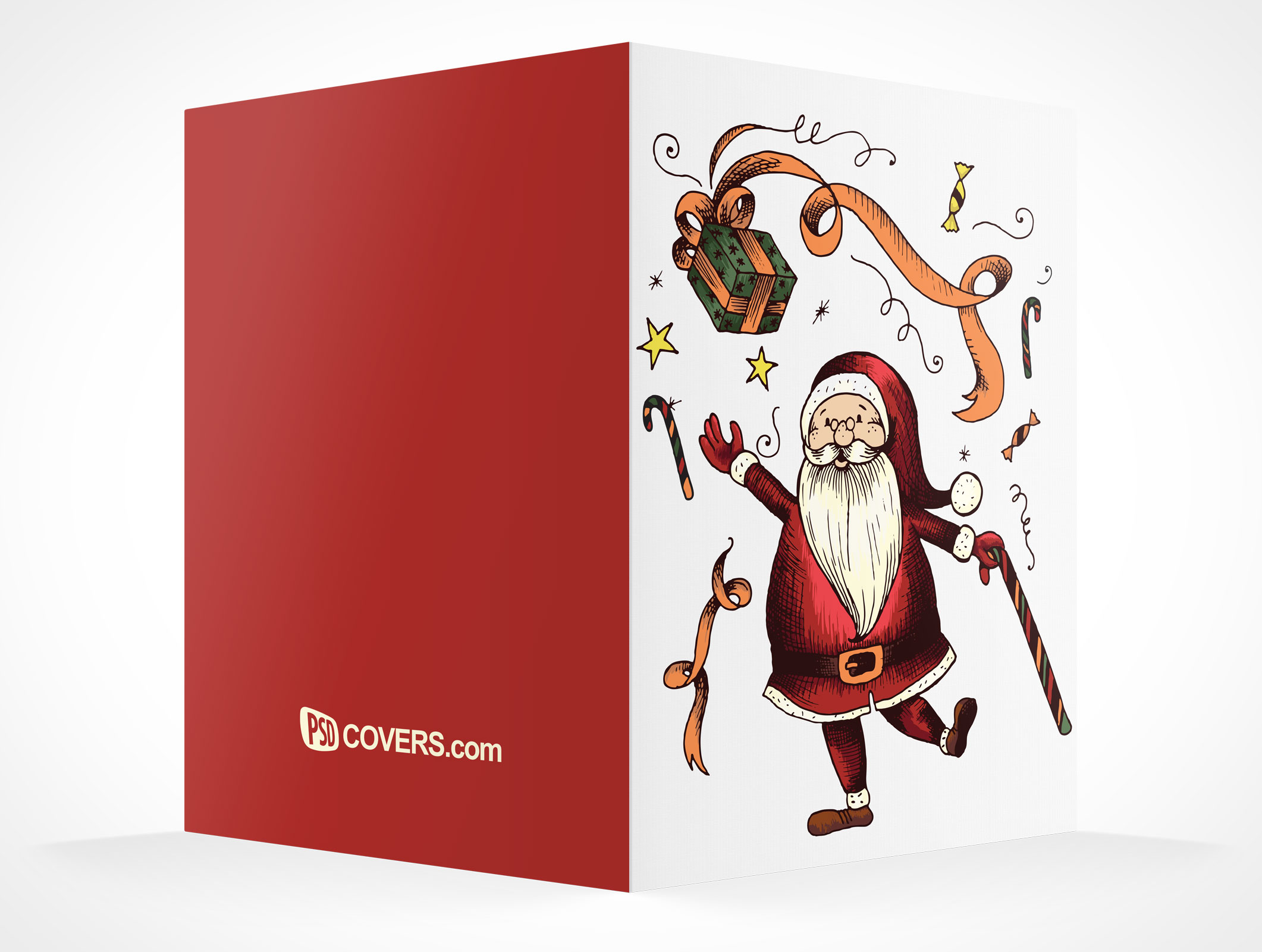 Bi-Fold Greeting Card Mockup 8r4