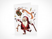 Bi-Fold Greeting Card Mockup 10r