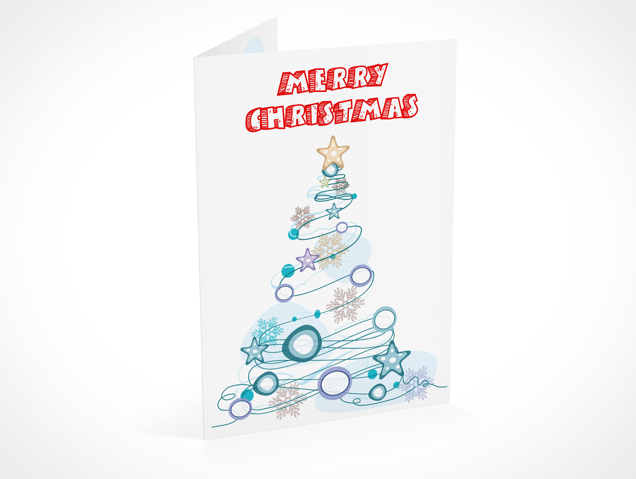 Bi-Fold Greeting Card Mockup 11r4