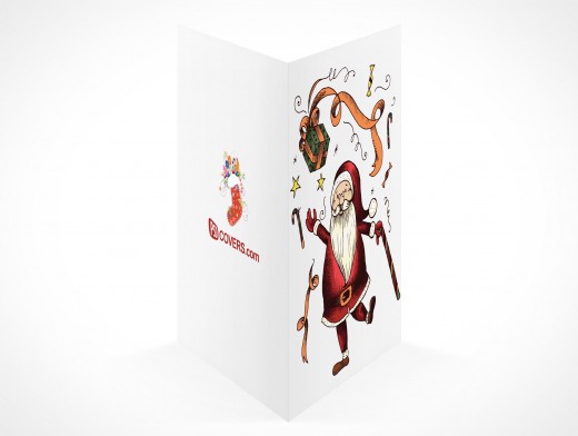 Bi-Fold Greeting Card Mockup 12r