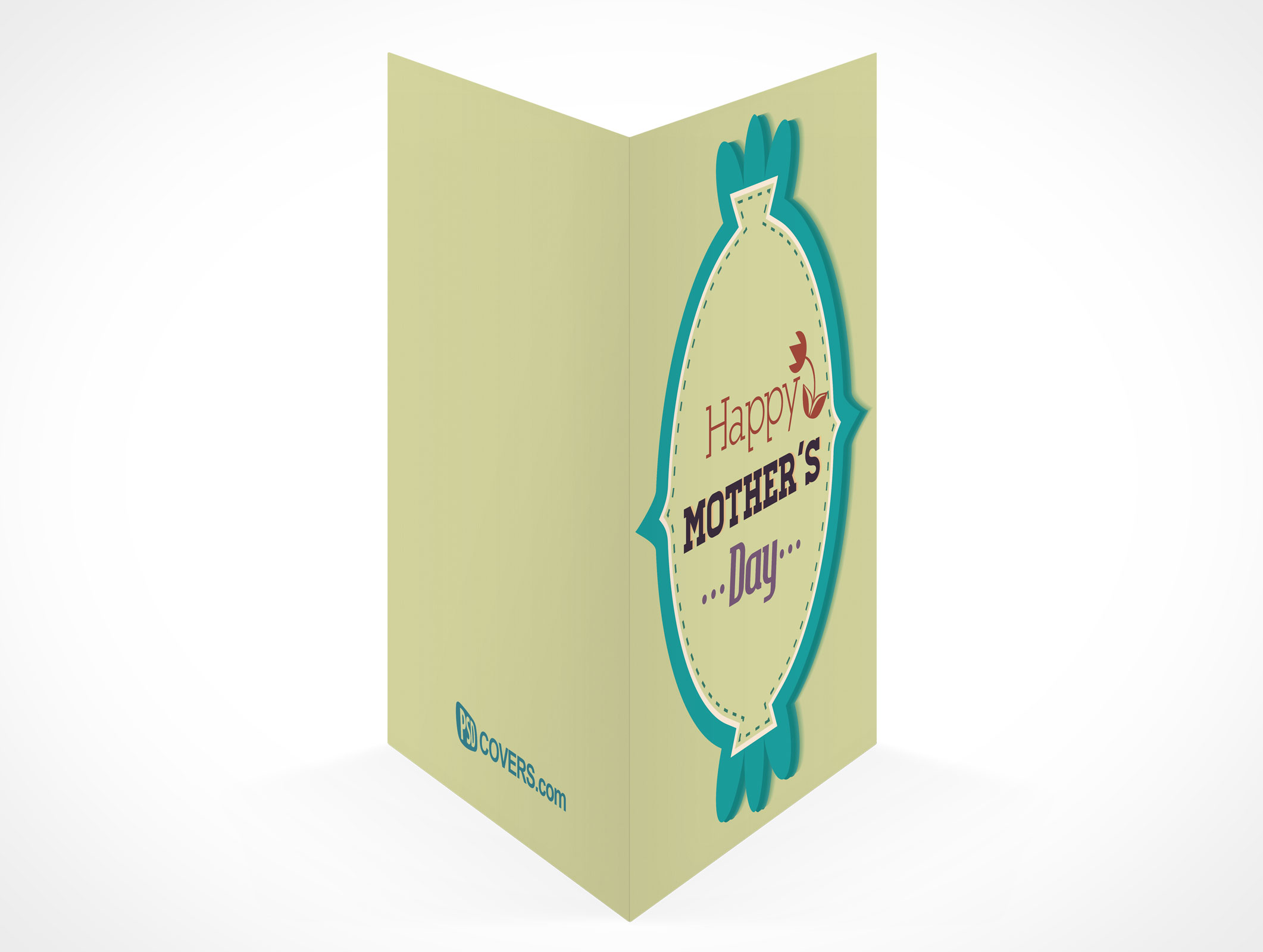 Bi-Fold Greeting Card Mockup 12r3