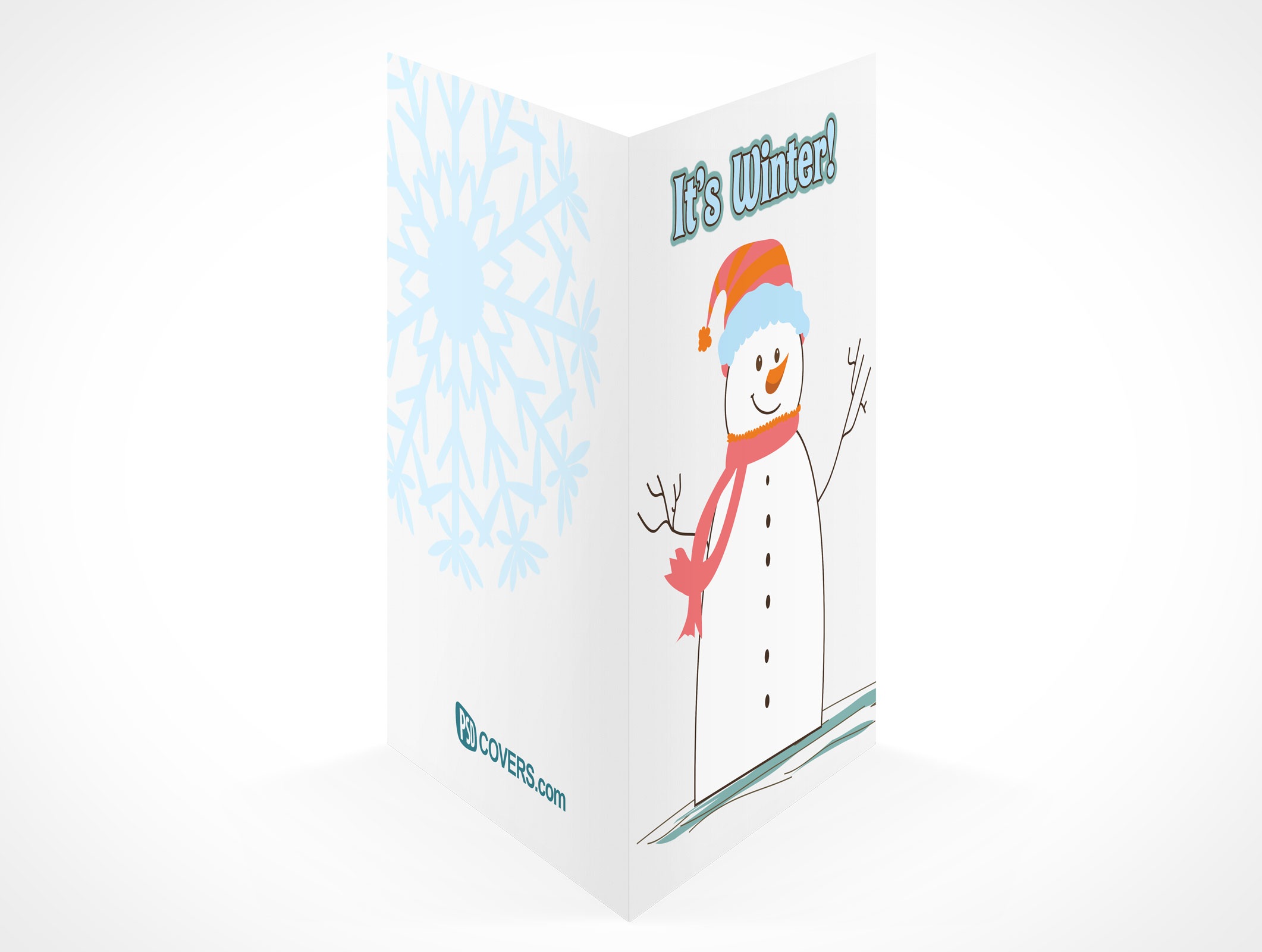 Bi-Fold Greeting Card Mockup 12r4