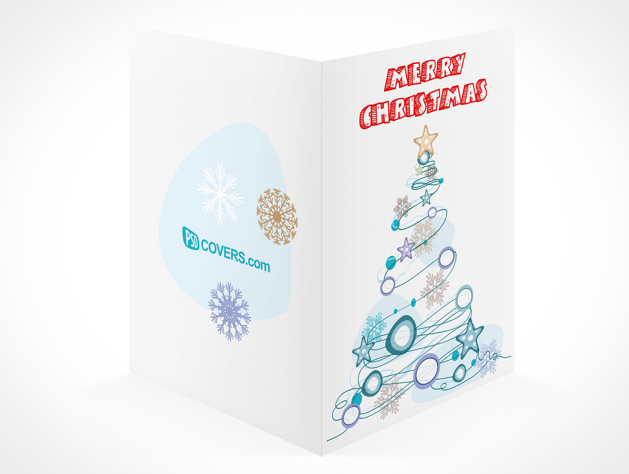 Bi-Fold Greeting Card Mockup 13r3