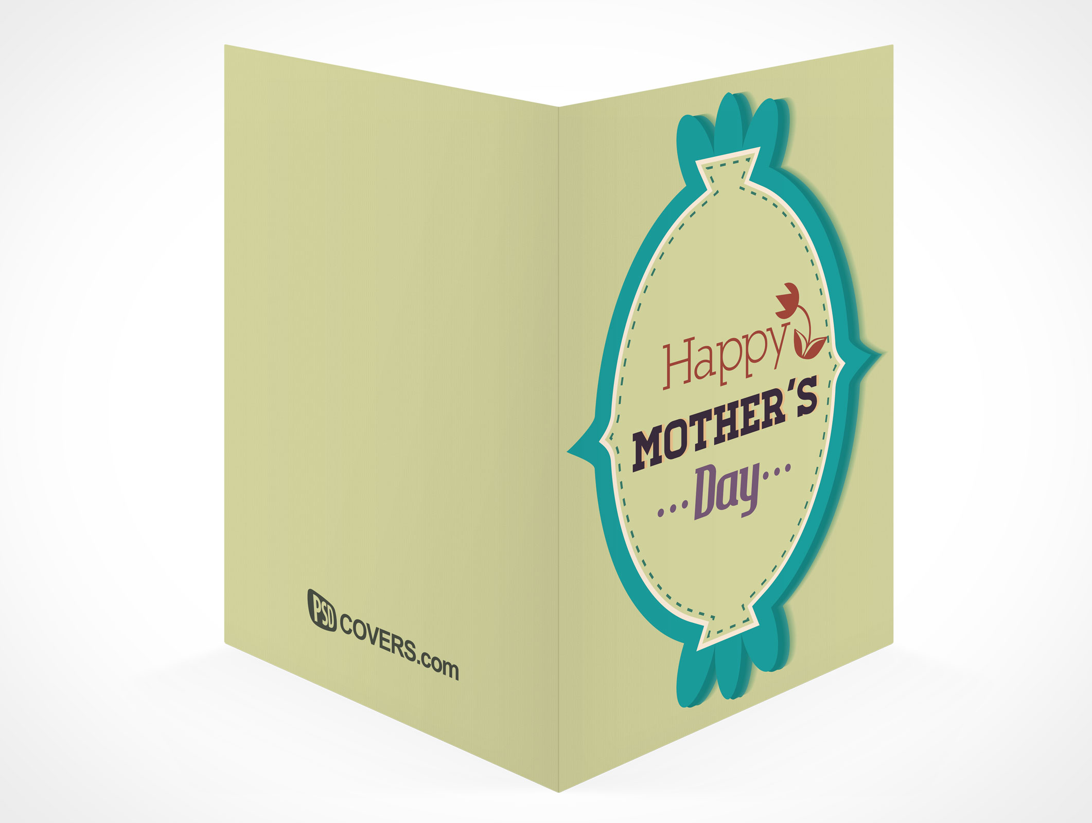 Bi-Fold Greeting Card Mockup 13r5