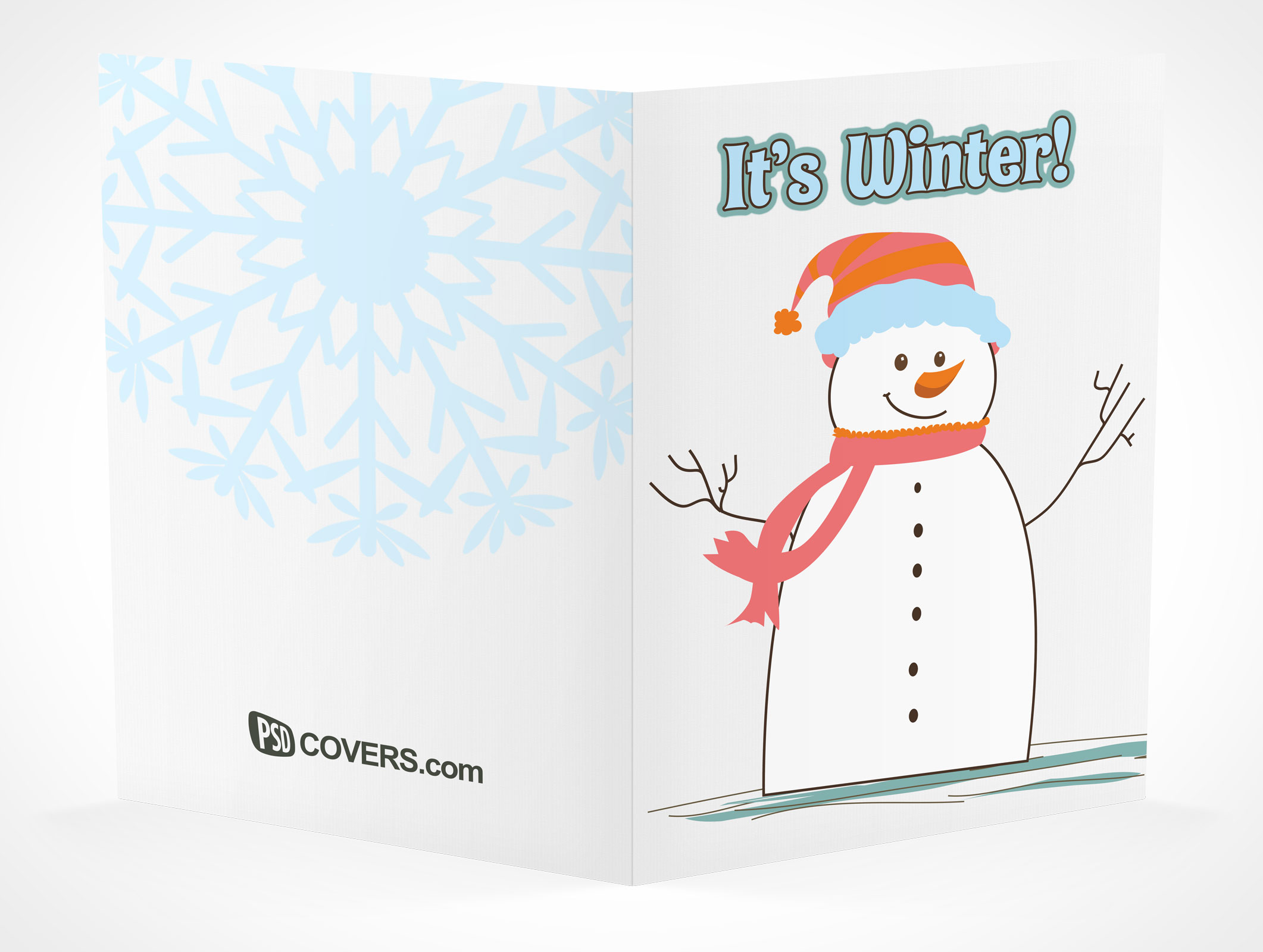 Bi-Fold Greeting Card Mockup 14r3
