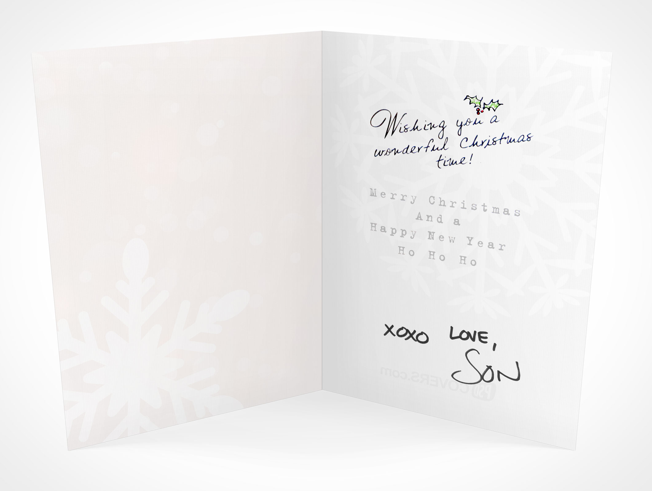 Bi-Fold Greeting Card Mockup 15r4