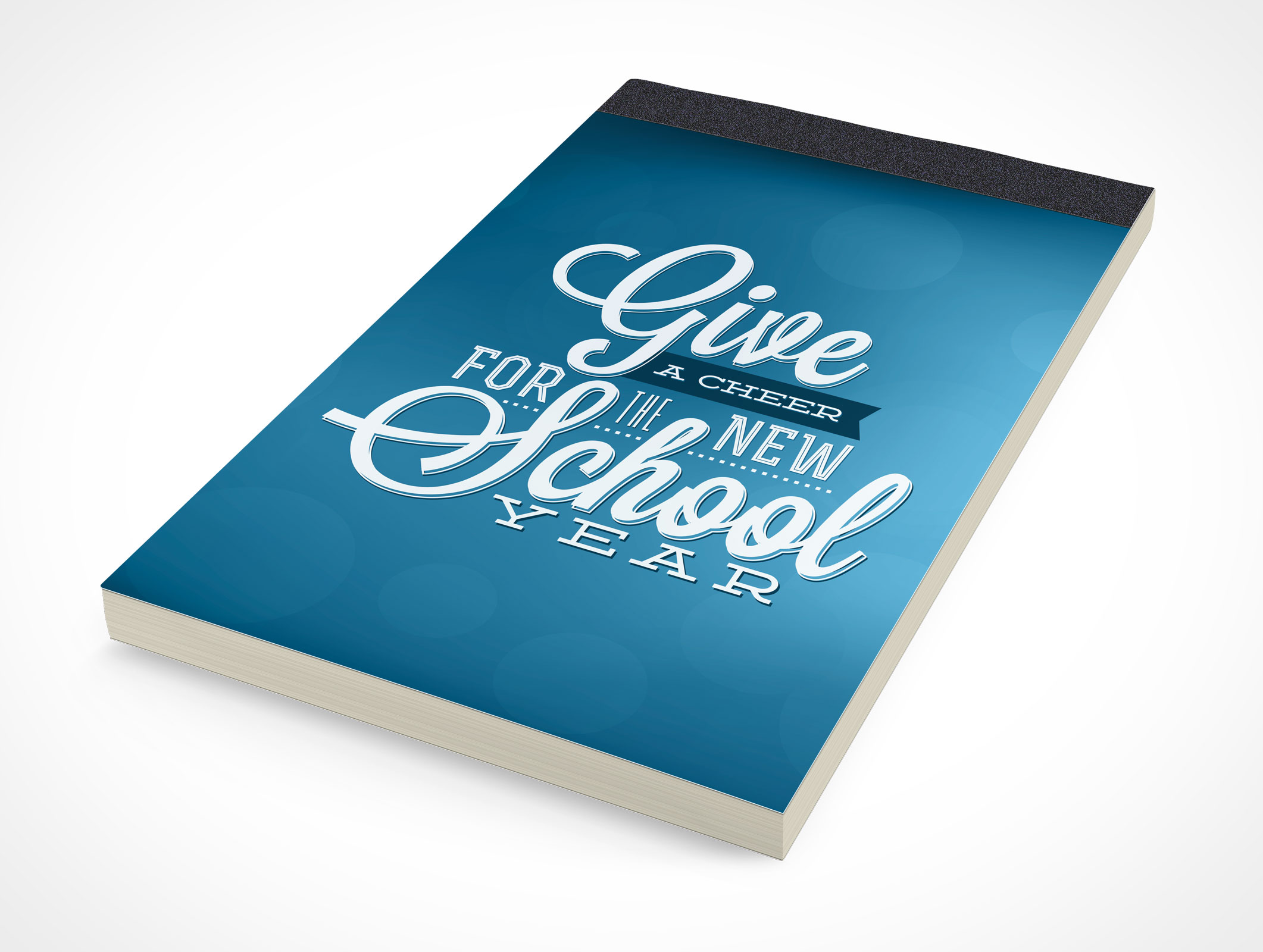 Tape Bound Notepad Mockup 2r4