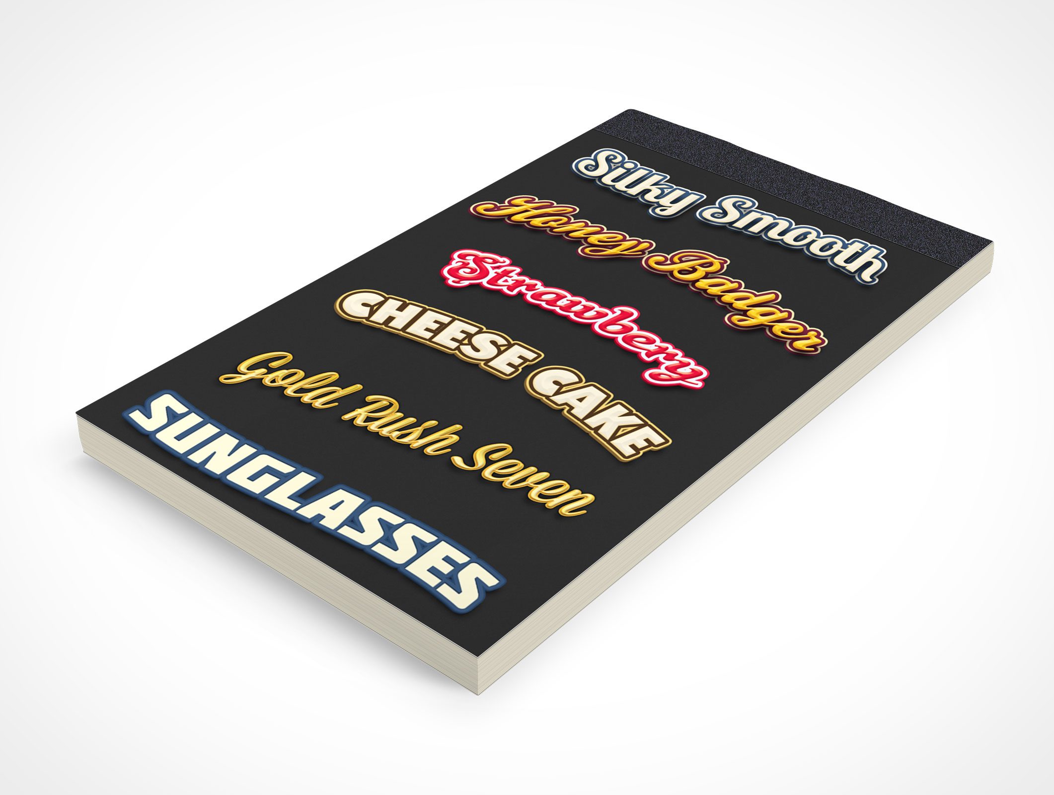 Tape Bound Notepad Mockup 3r4