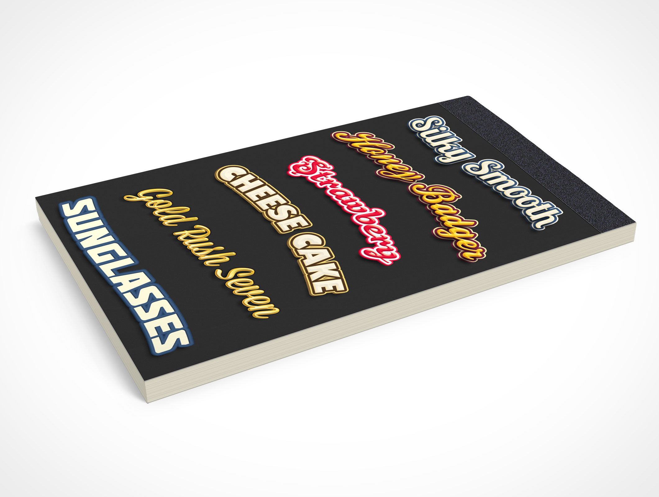Tape Bound Notepad Mockup 4r4
