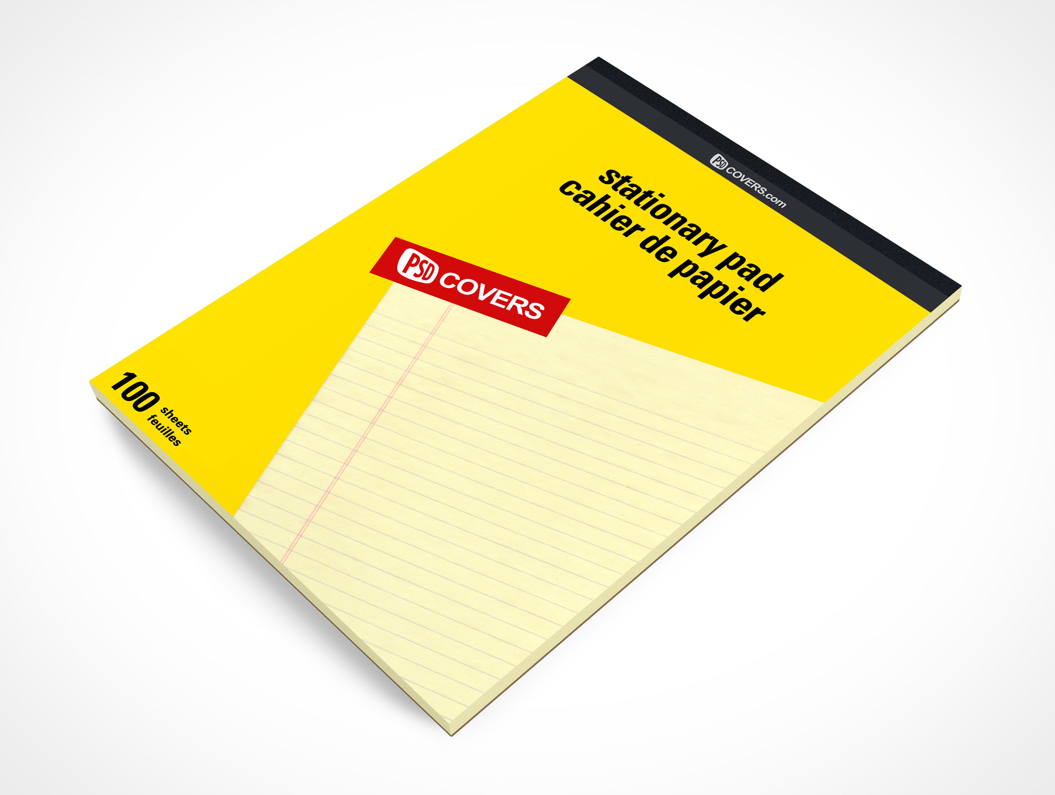 Stationery Notepad Mockup 3r3