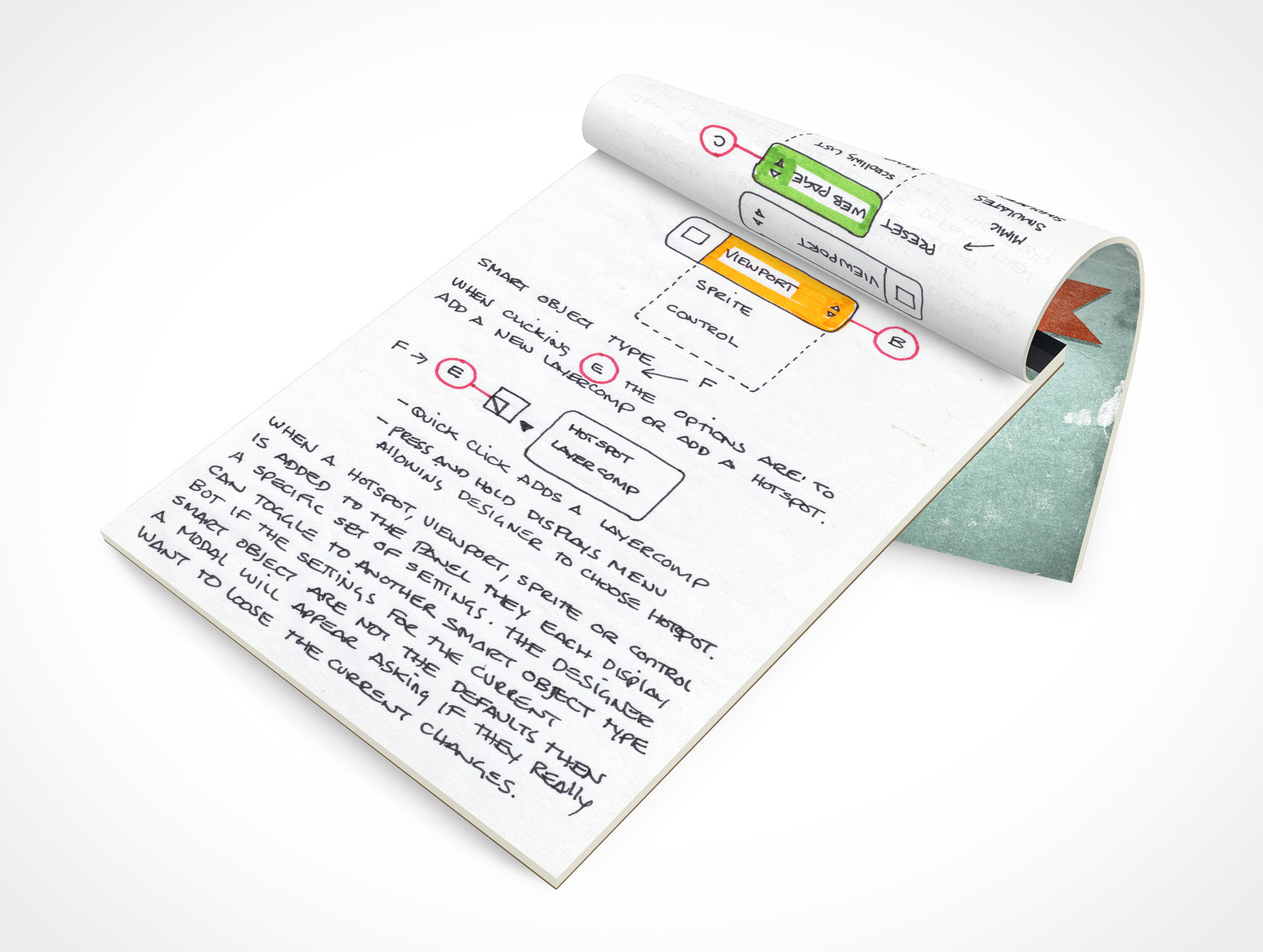 Stationery Notepad Mockup 6r4