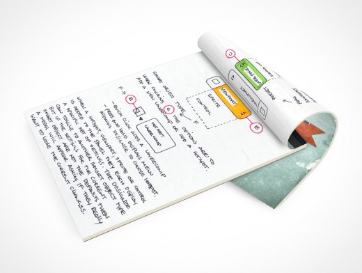 Stationery Notepad Mockup 7r