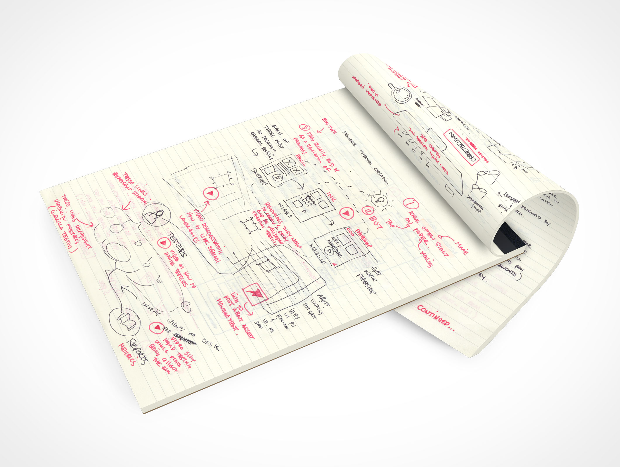 Stationery Notepad Mockup 7r2