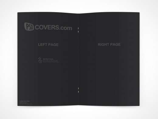 Stitched Pamphlet Mockup 9