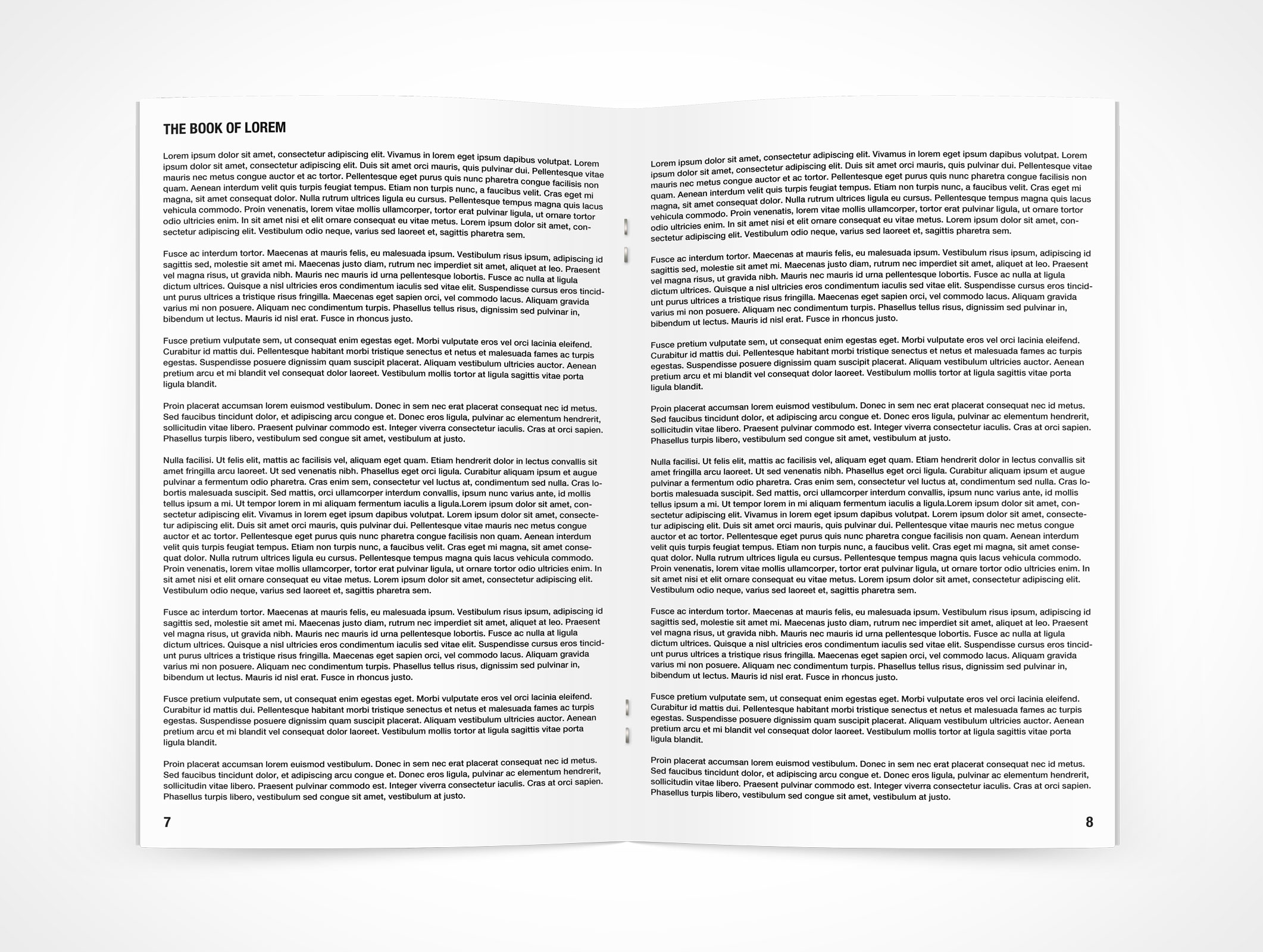 Stitched Pamphlet Mockup 9r2