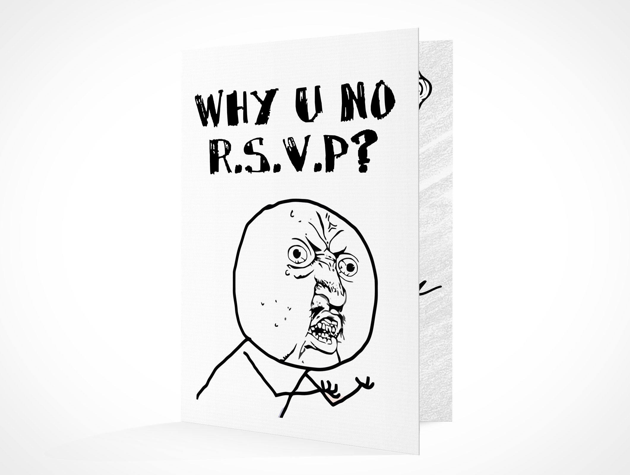 Bi-Fold RSVP Card Mockup 1r2