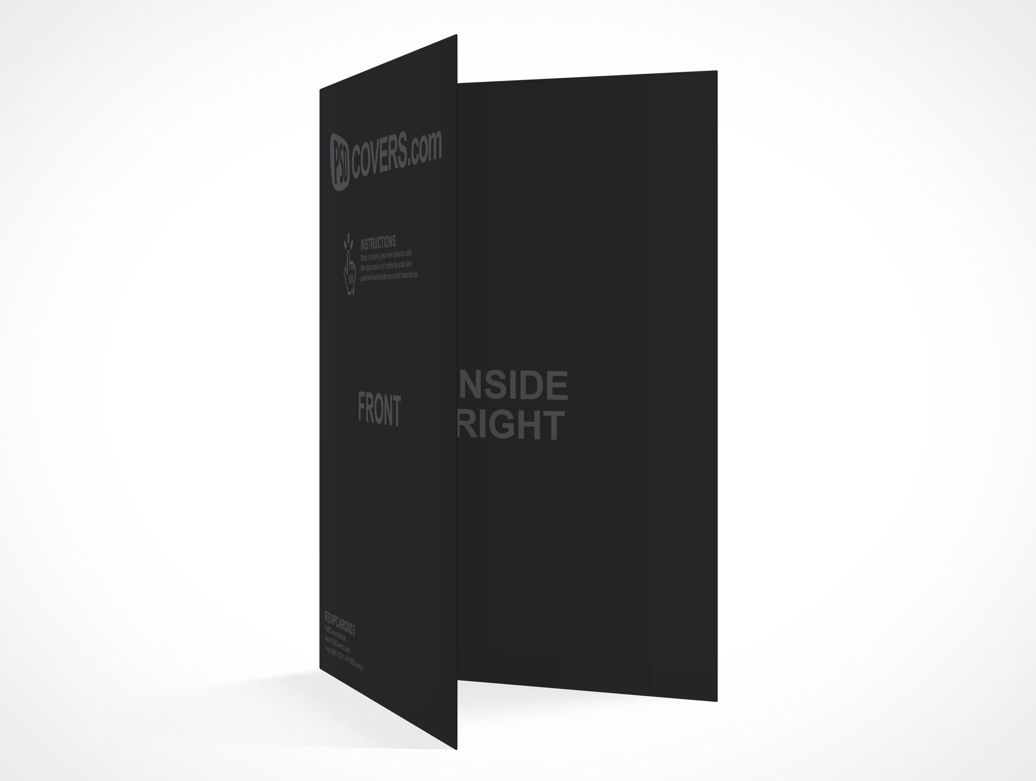 Bi-Fold RSVP Card Mockup 3