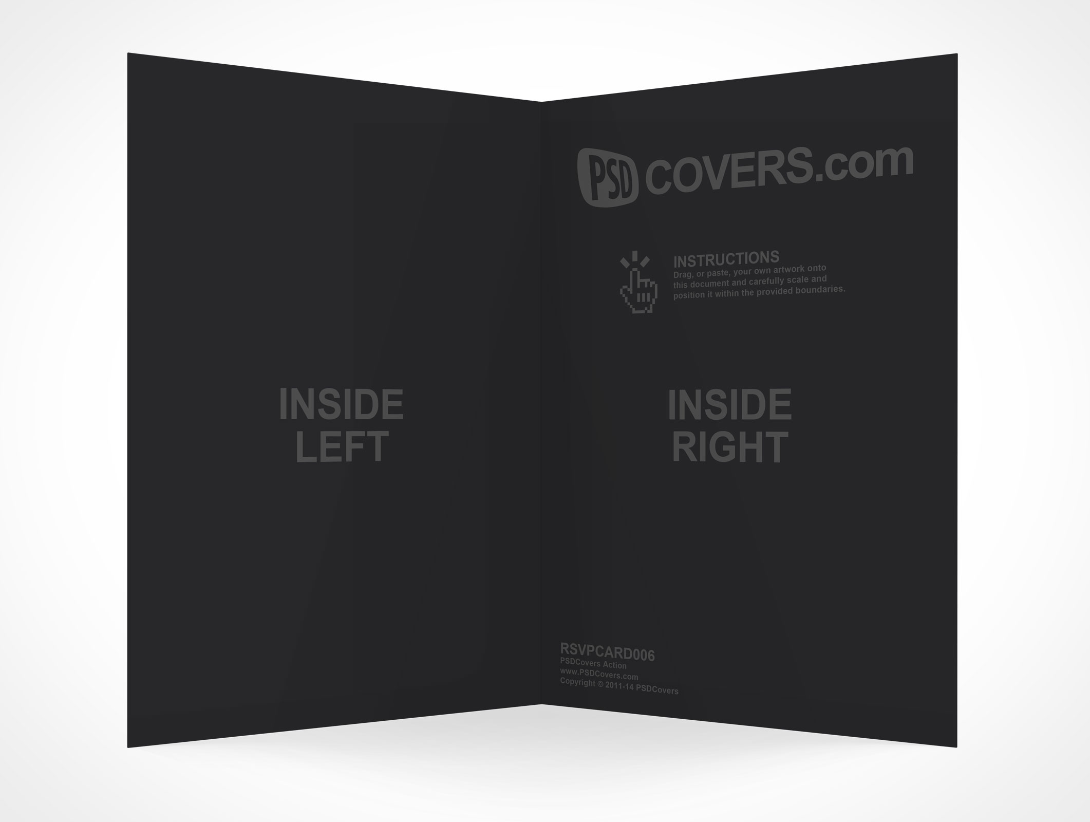 Bi-Fold RSVP Card Mockup 6