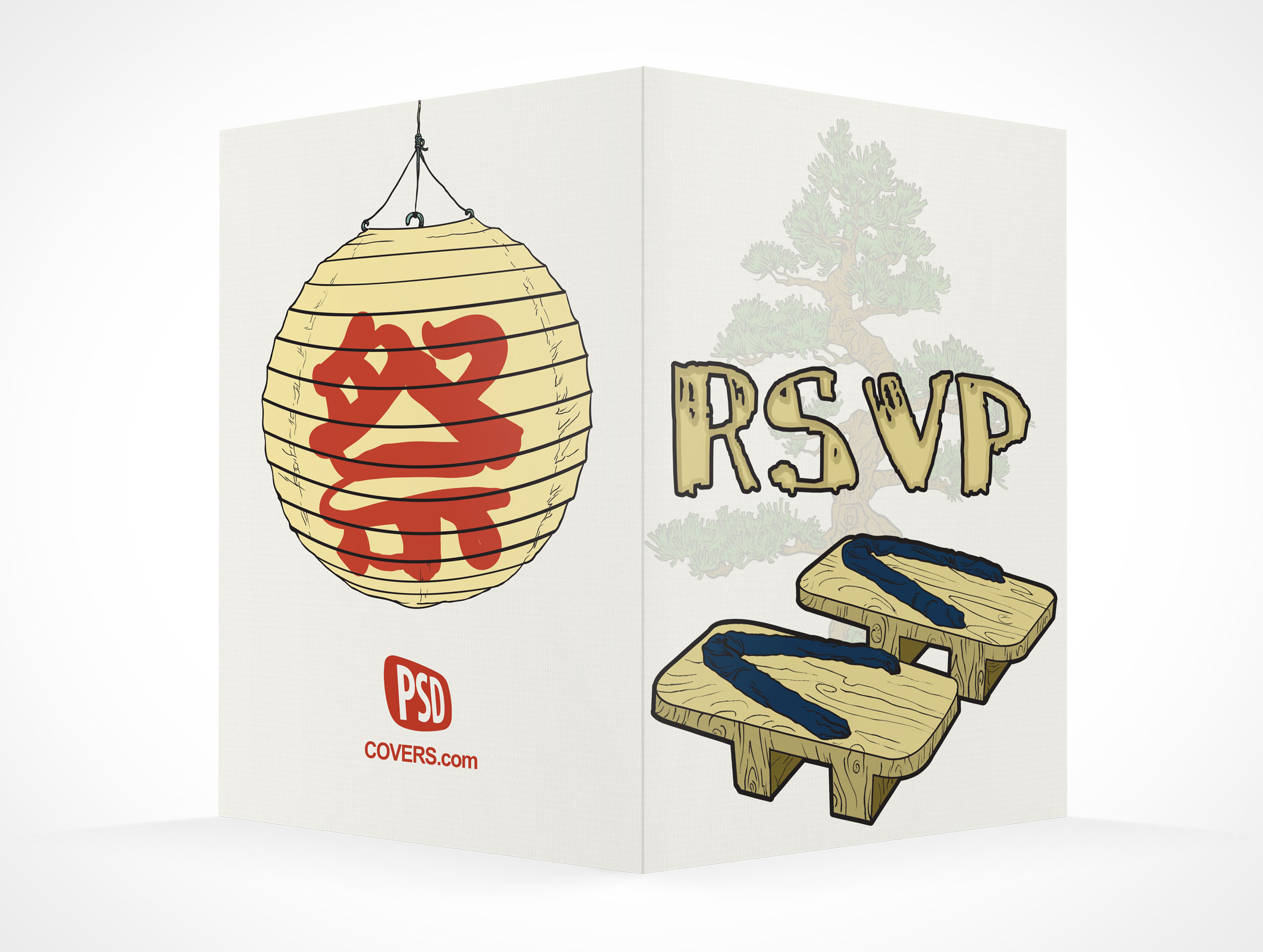 Bi-Fold RSVP Card Mockup 8r3