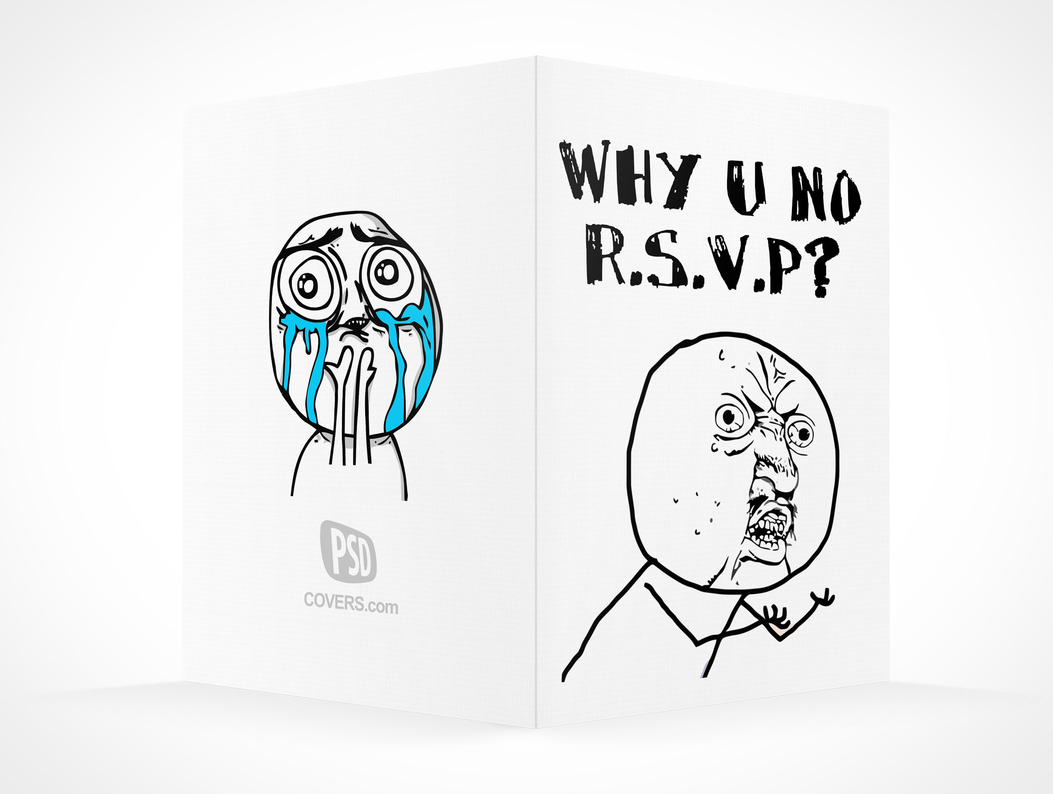 Bi-Fold RSVP Card Mockup 8r4