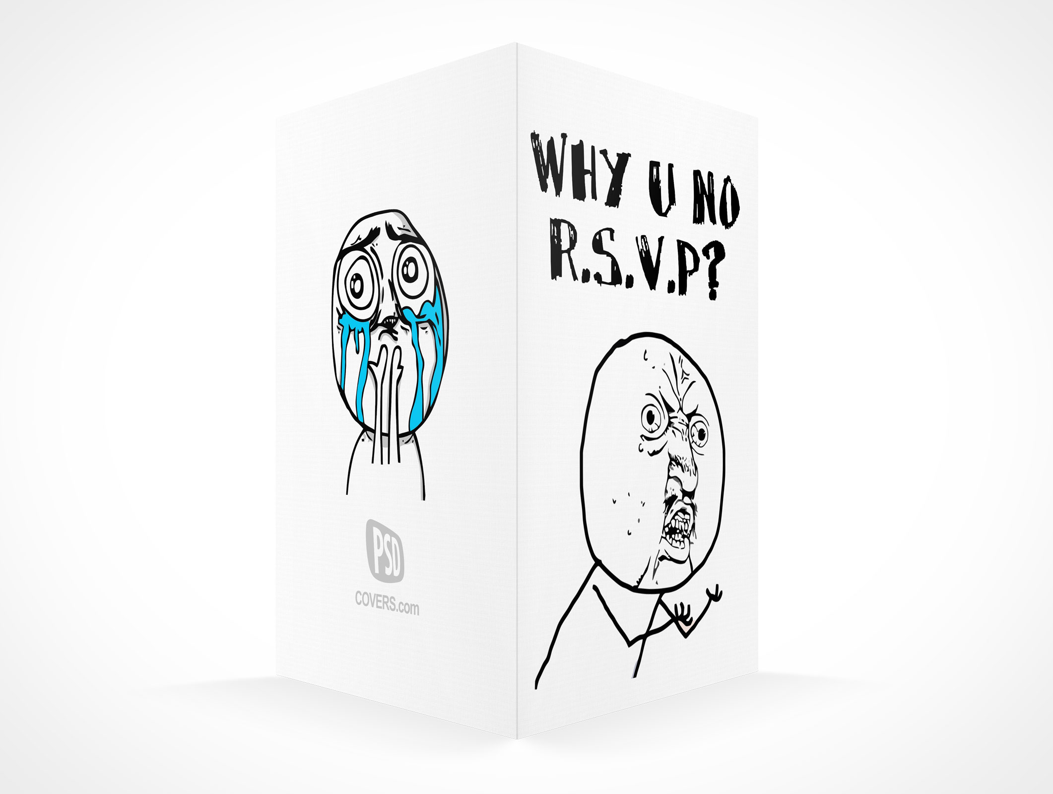 Bi-Fold RSVP Card Mockup 9r2
