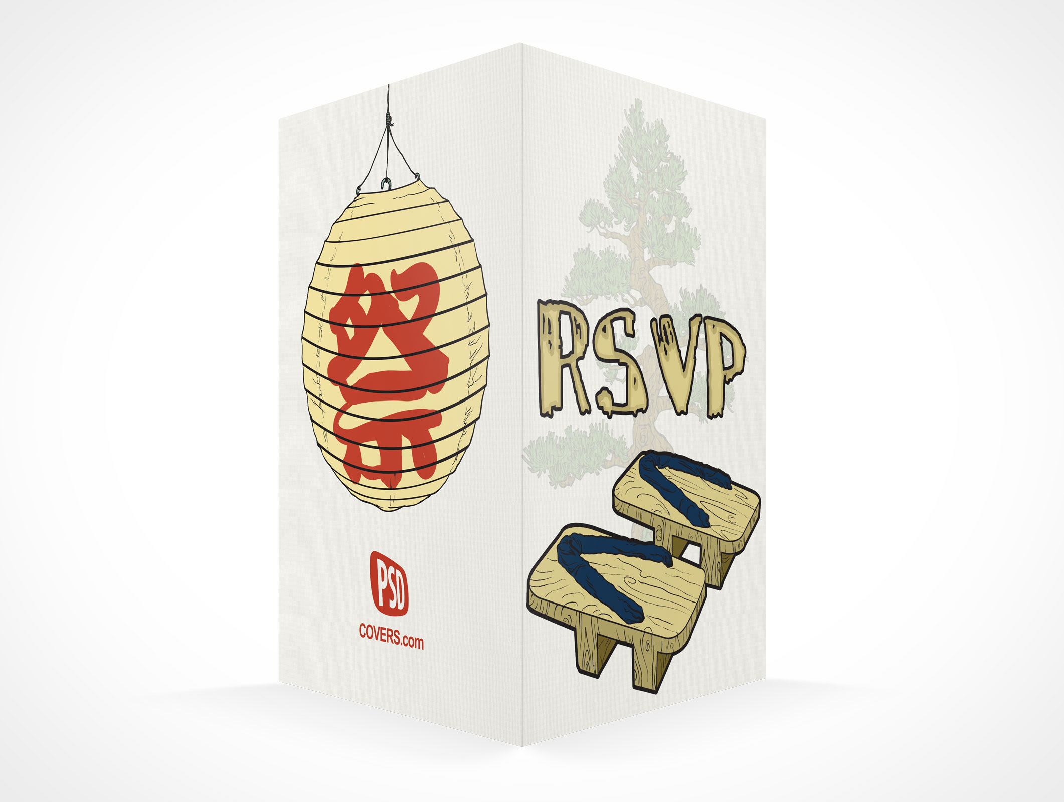 Bi-Fold RSVP Card Mockup 9r5