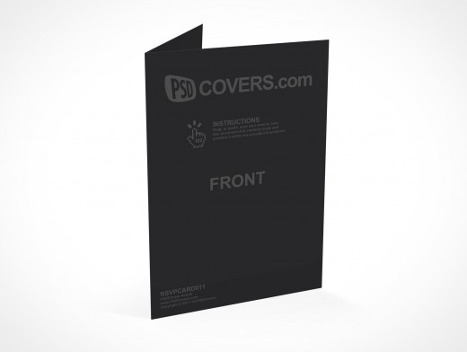 Bi-Fold RSVP Card Mockup 11