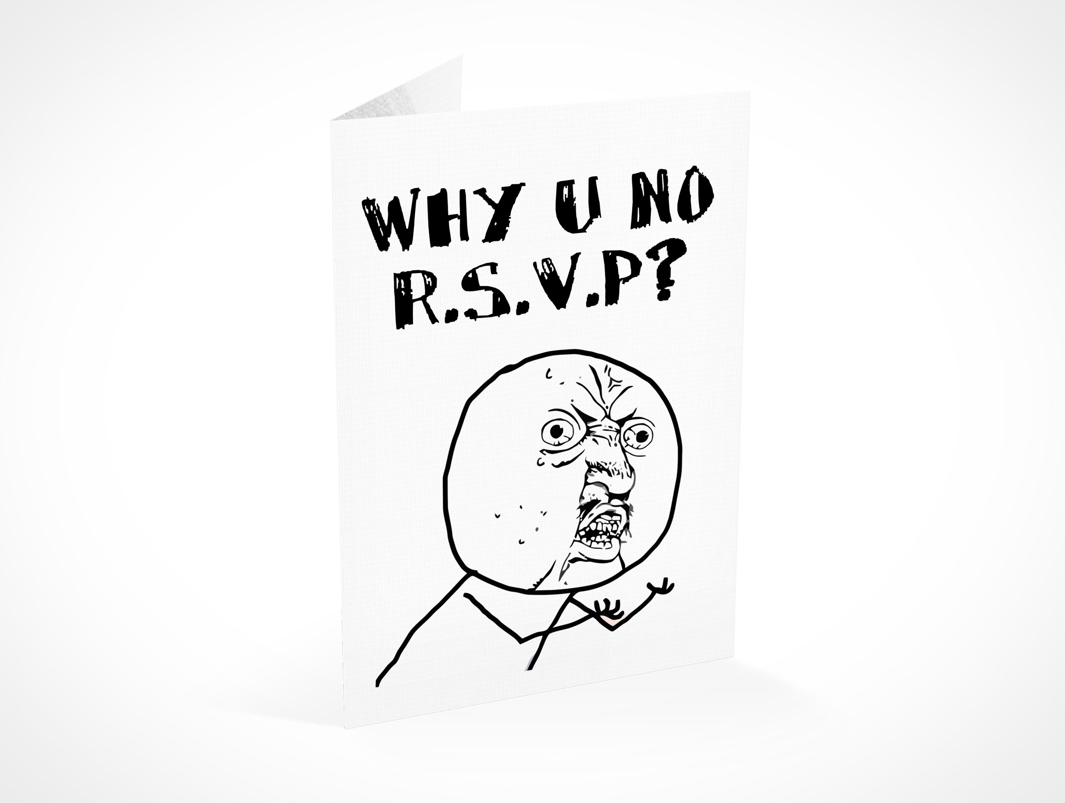 Bi-Fold RSVP Card Mockup 11r4