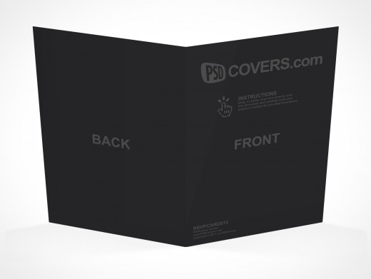 Bi-Fold RSVP Card Mockup 13