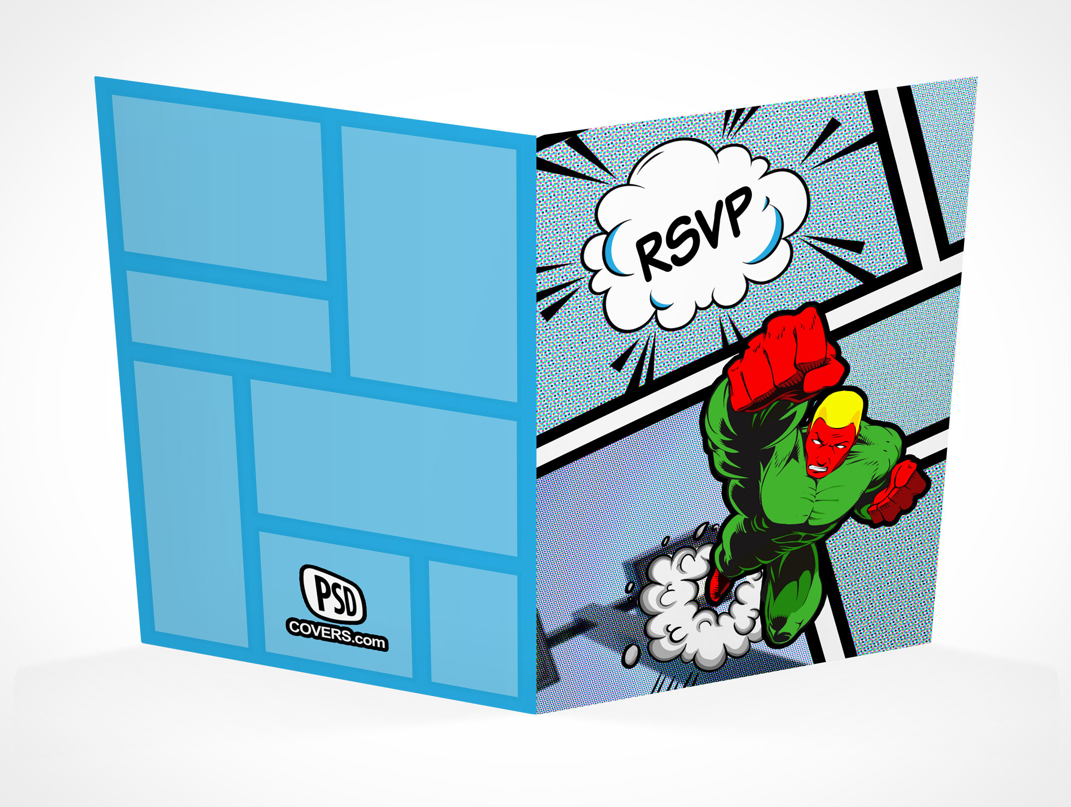 Bi-Fold RSVP Card Mockup 13r3